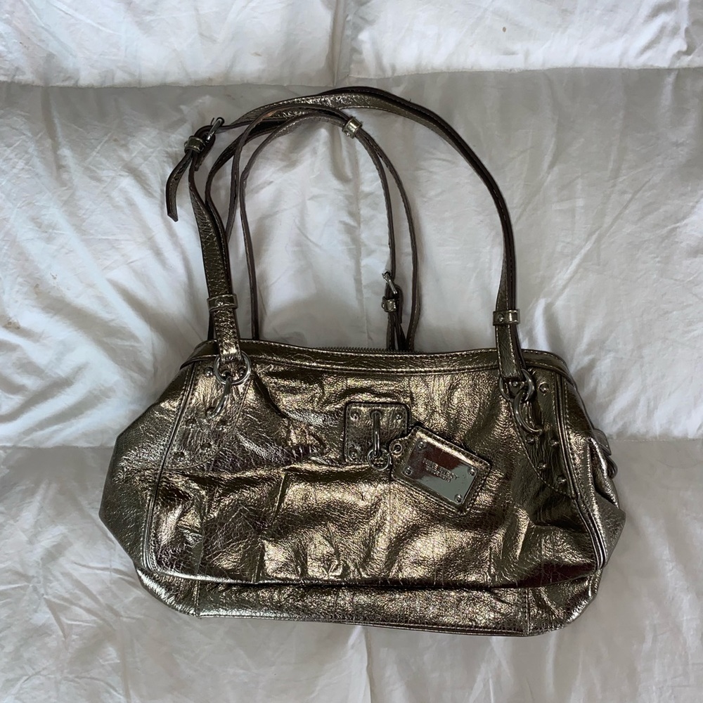 Nine West gold shoulder bag, y2k